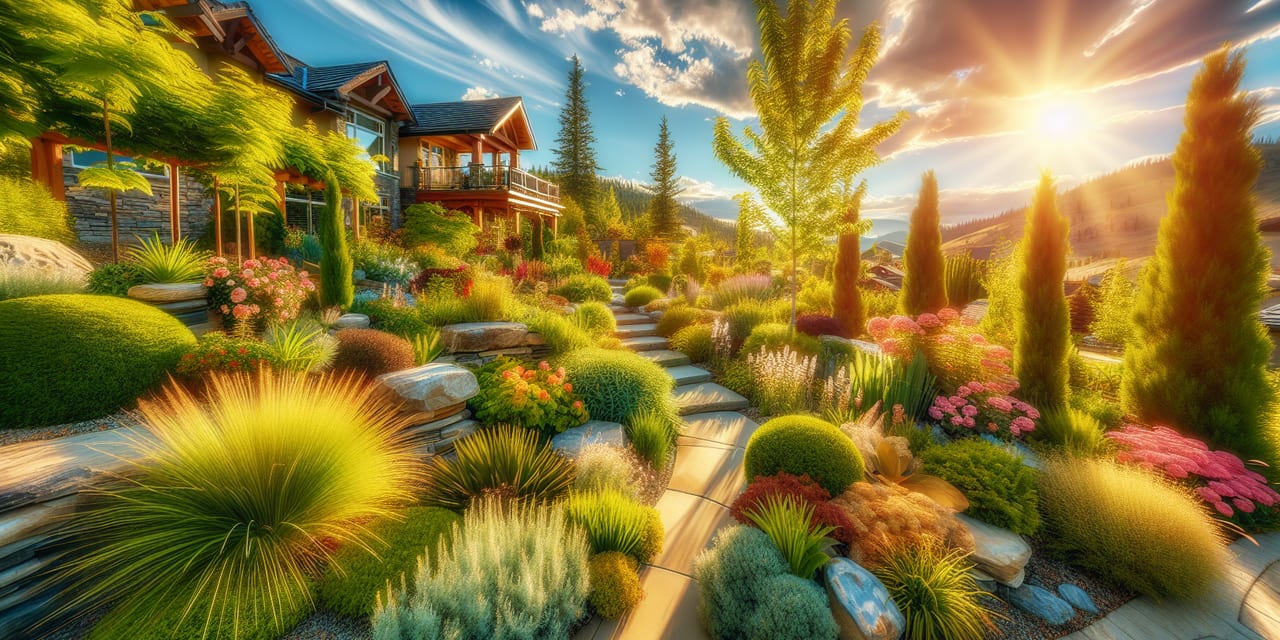 Armstrong residential yard in early spring ready for seasonal maintenance