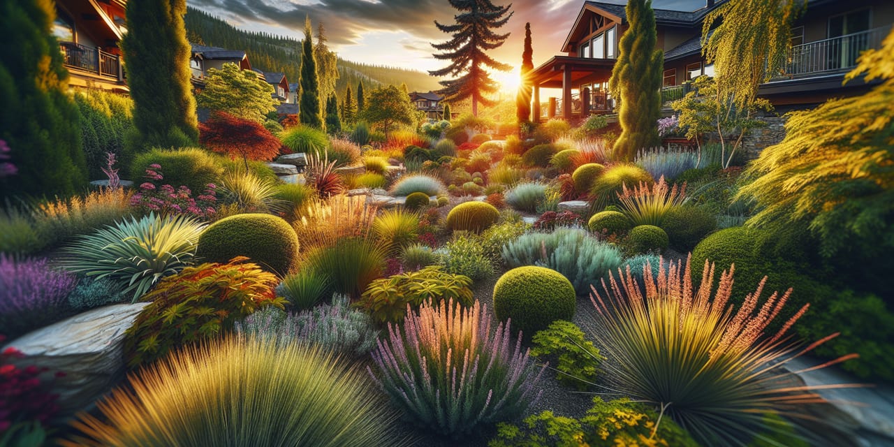 Planting & Landscaping work at a residential property in Armstrong BC