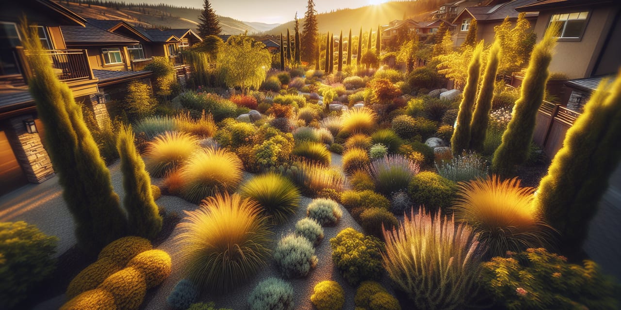 Planting & Landscaping work at a residential property in Kelowna BC