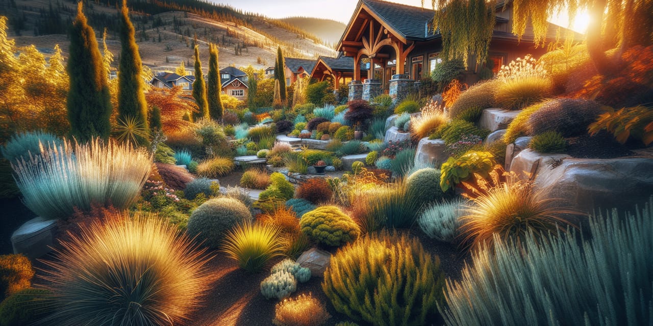 Planting & Landscaping work at a residential property in Vernon BC