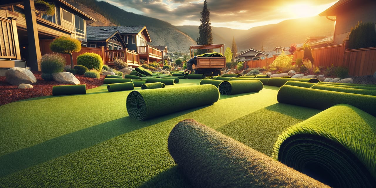 Armstrong residential yard in early spring ready for seasonal maintenance