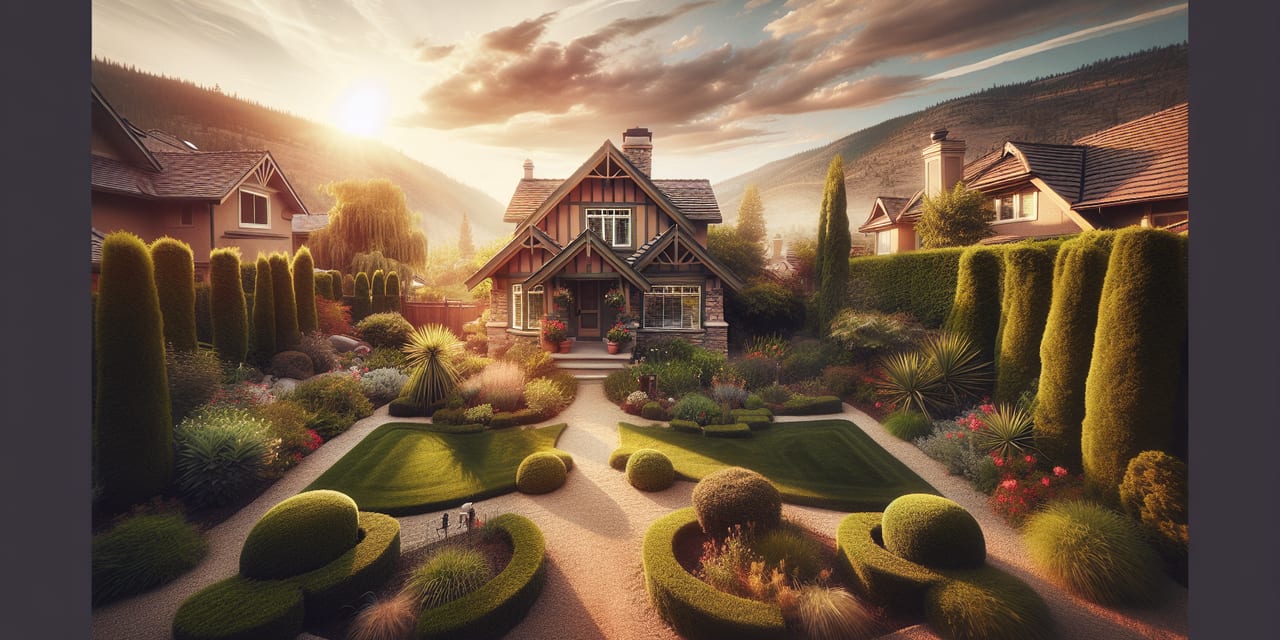 Armstrong residential yard in early spring ready for seasonal maintenance